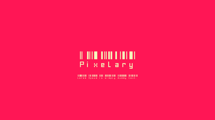 Pixelary Font