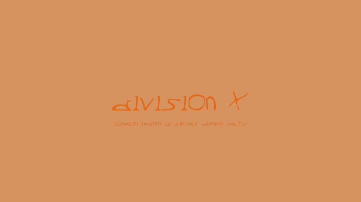 Division X Font