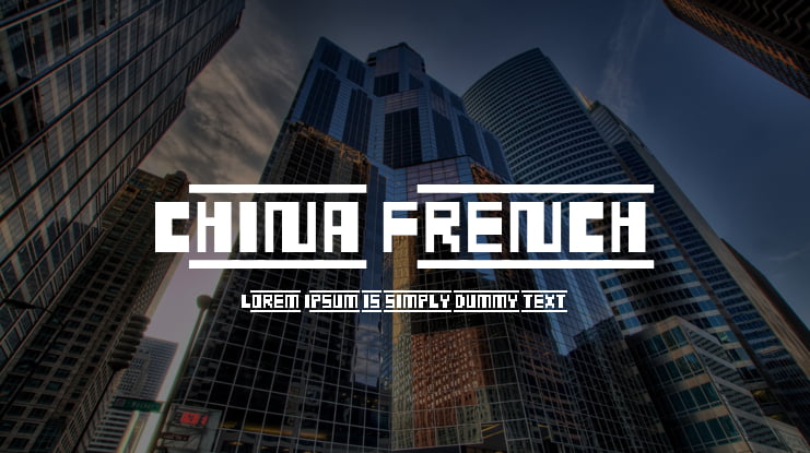 China French Font