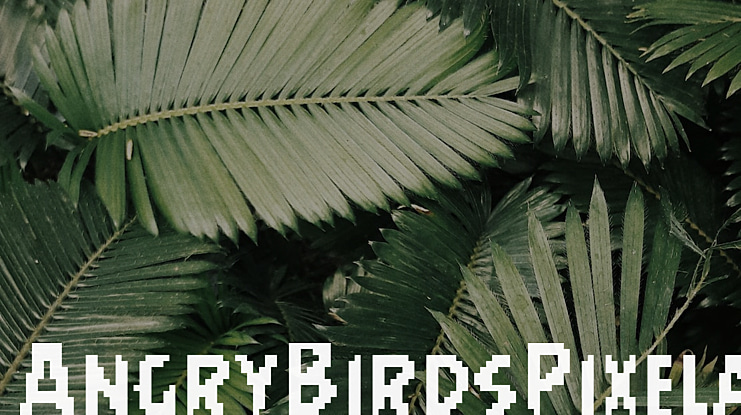AngryBirdsPixela Font
