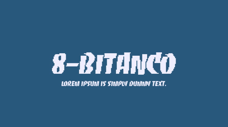 8-Bitanco Font