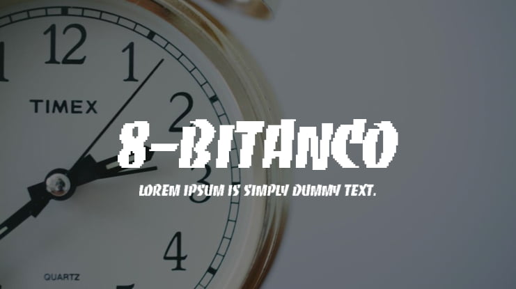 8-Bitanco Font