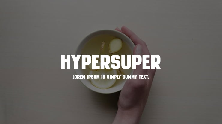 HyperSuper Font Family