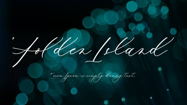 Golden Island Font