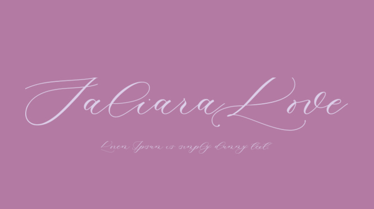 Saliara Love Font