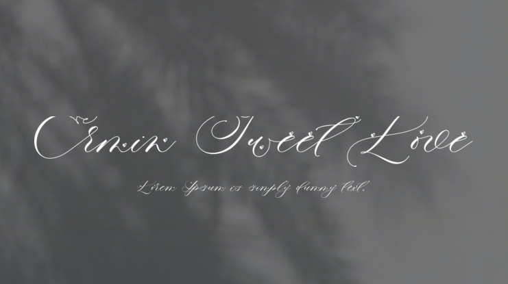 Ermin Sweet Love Font