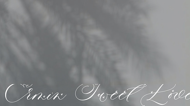 Ermin Sweet Love Font