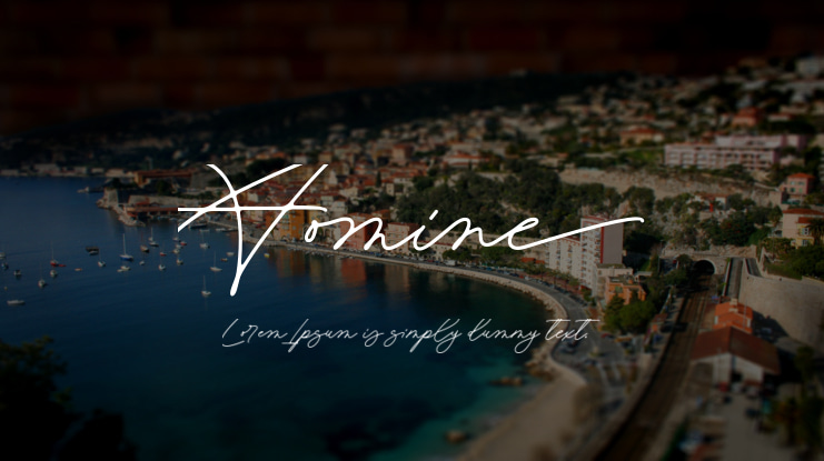 Aomine Font