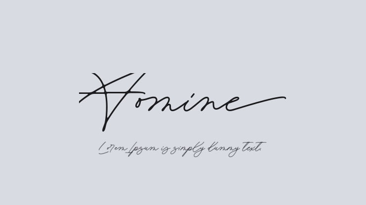 Aomine Font