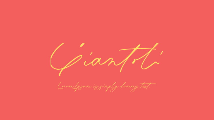 Giantoli Font