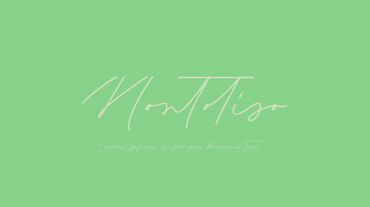 Montoliso Font