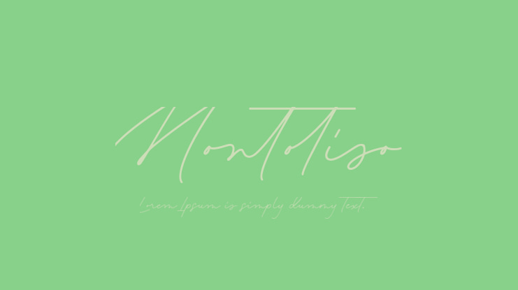 Montoliso Font