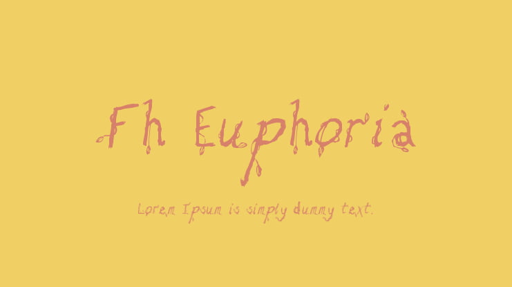 Fh Euphoria Font Family