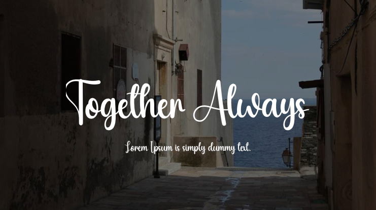 Together Always Font