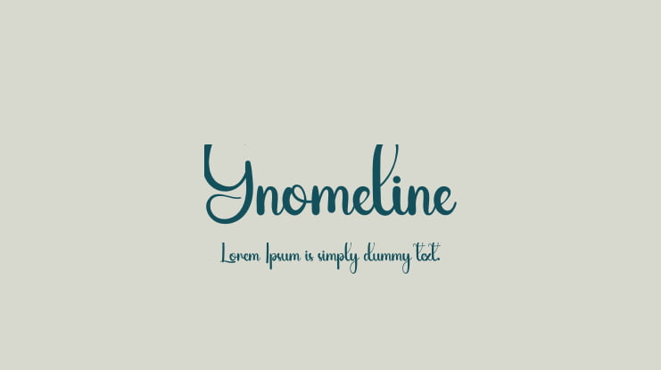 Gnomeline Font