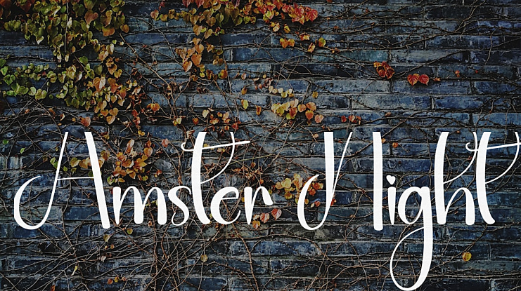 Amster Night Font