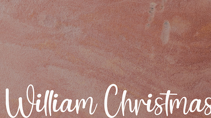William Christmas Font