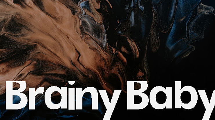 Brainy Baby Font