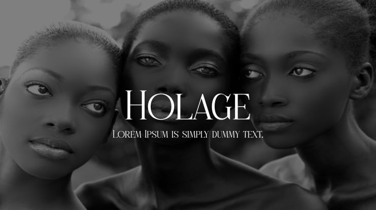 Holage Font