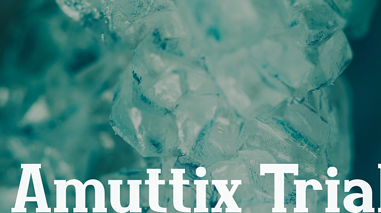 Amuttix Trial Font