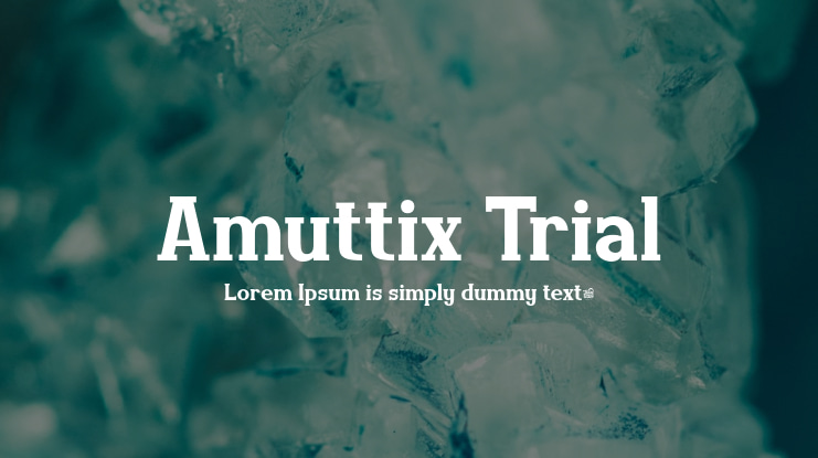 Amuttix Trial Font