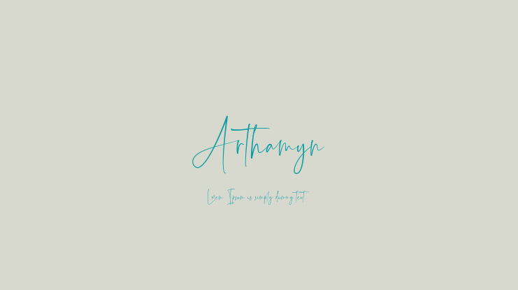 Arthamyn Font