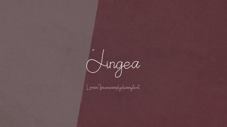 Jingea Font