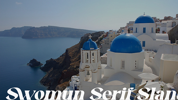 Swomun Serif Slant Font Family