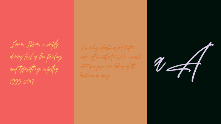 Palosty Signature Font