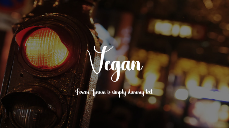 Vegan Font