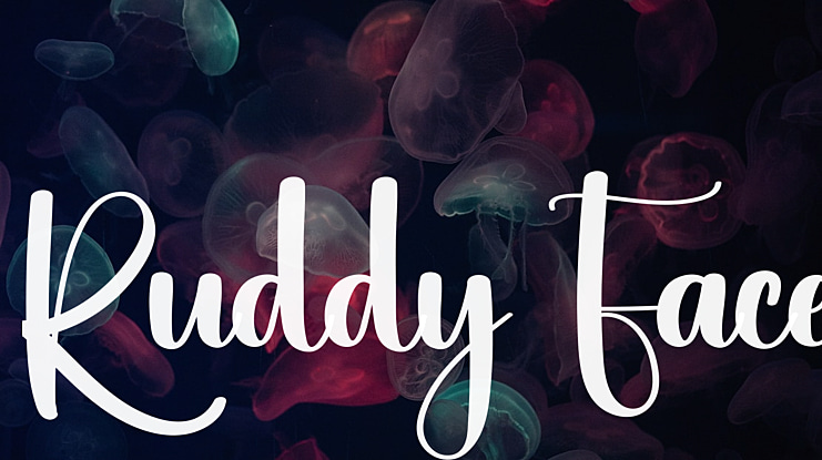 Ruddy Face Font