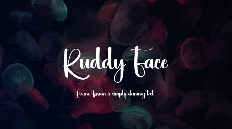 Ruddy Face Font