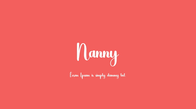 Nanny Font