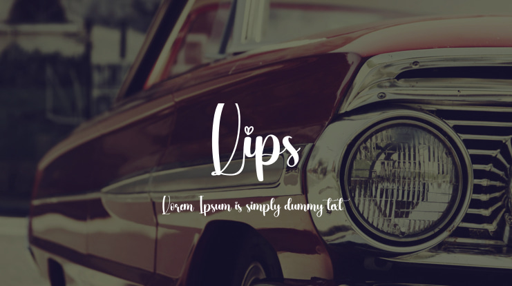 Lips Font