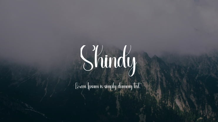 Shindy Font