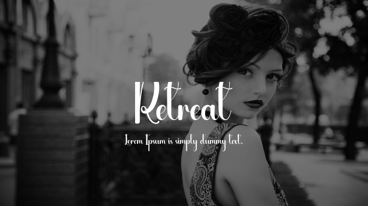 Retreat Font