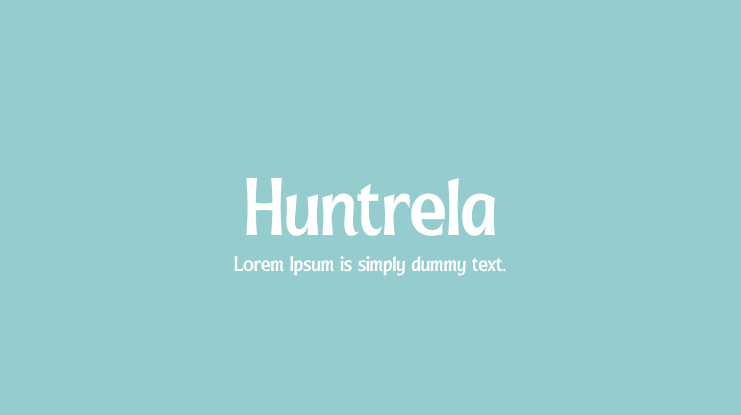Huntrela Font
