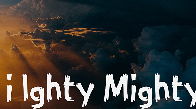 i Ighty Mighty Font