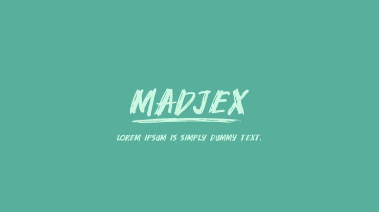 Madjex Font