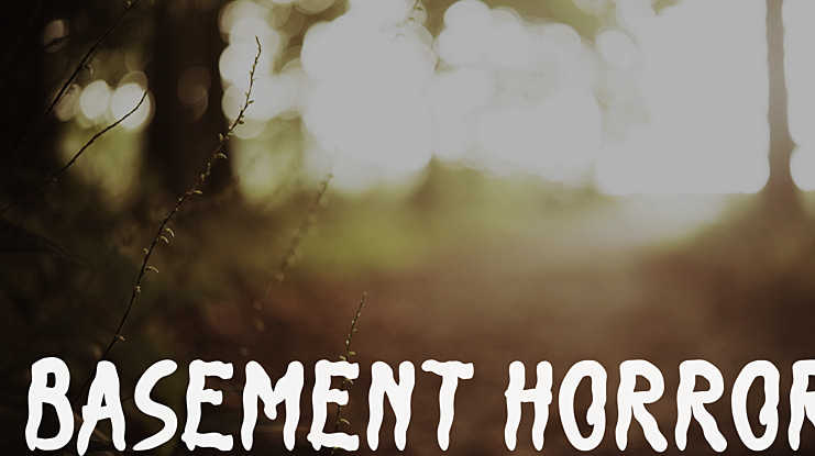 BASEMENT HORROR Font
