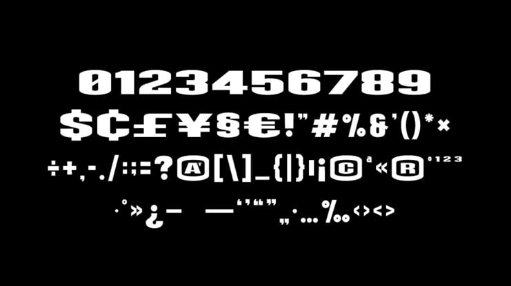 Xenku - Modern Techno Typeface Font Family