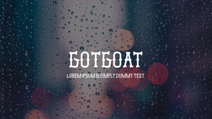 GotGoat Font