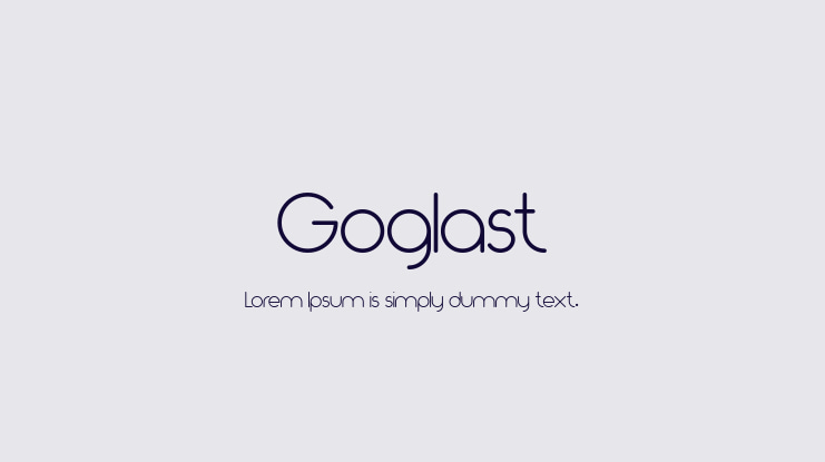 Goglast Font