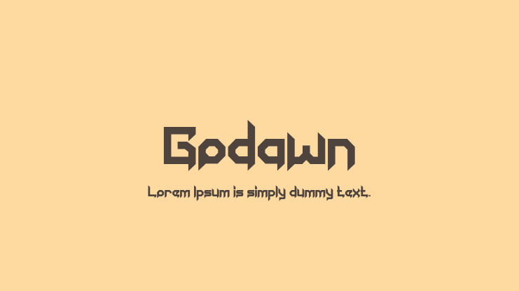 Godawn Font