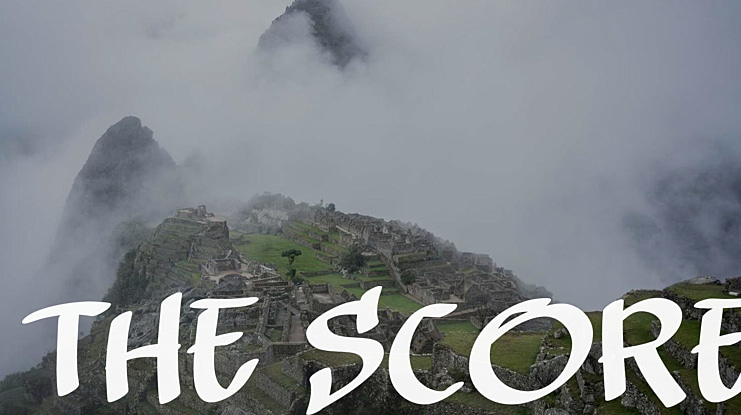THE SCORE Font