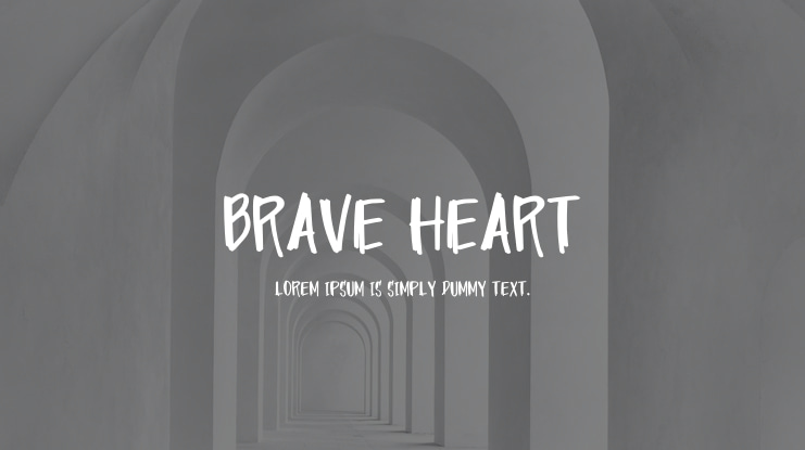 Brave Heart Font