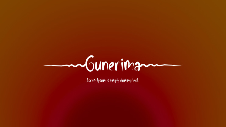 Gunerima Font