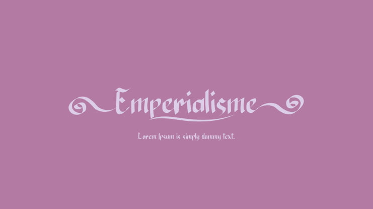 Emperialisme Font