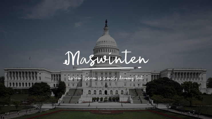 Maswinten Font