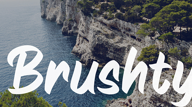 Brushty Font